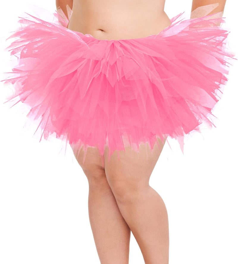 Fynnsure 5 Layers Plus Size Tutu Skirts for Women Extra Large Tulle Skirt 80s Adult Tutu Skirts Tutus Halloween Costumes - Image 1